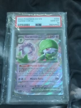 Pokemon Gardevoir ex Trading Card - Green, Purple, Pink
